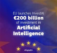 The image contains the headline about the launch of Invest AI